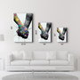 Wallity OGLS-8079 Pintura Decorativa de Vidrio Templado Multicolor 46 x 72 cm